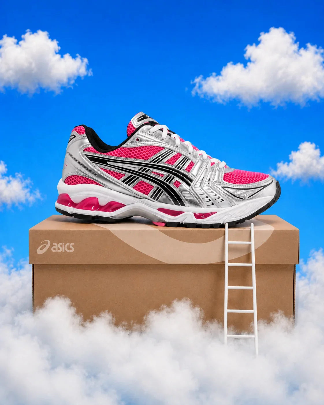 Chaussure de Running Rose/Argent/Noir RUN-FIT