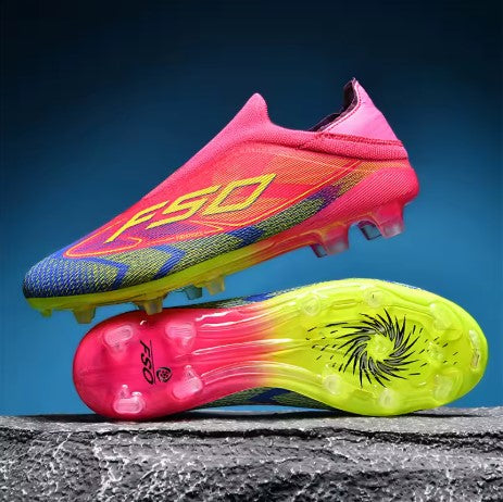 Crampons de Football F50 - Rose/Jaune RUN-FIT