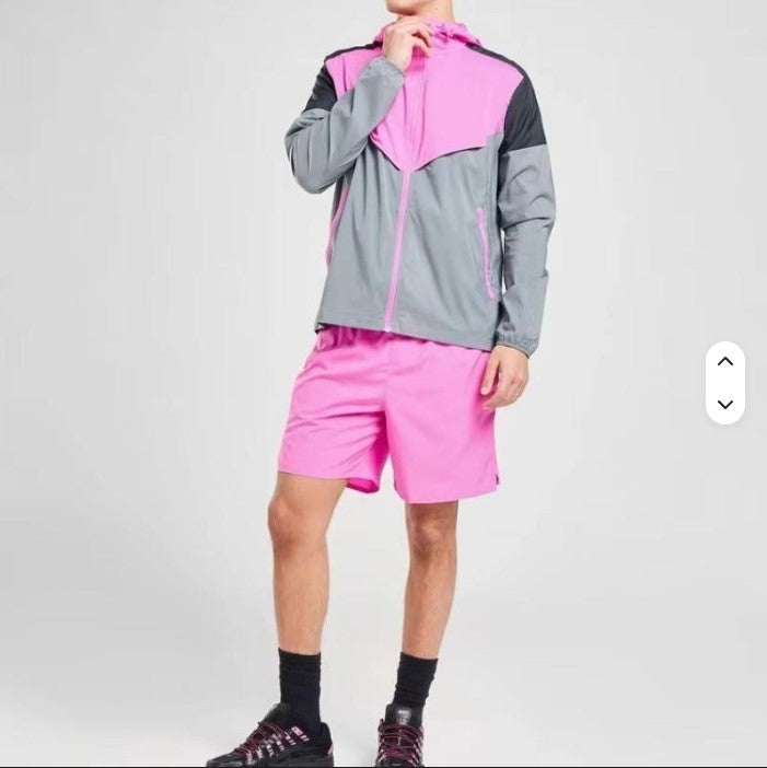 Ensemble de Survetement Rose - Veste et Short RUN-FIT