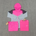 Ensemble de Survetement Rose - Veste, T-shirt et Pantalon RUN-FIT
